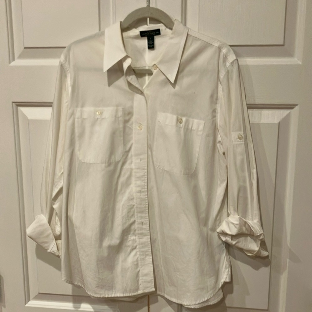 Ralph Lauren white blouse.